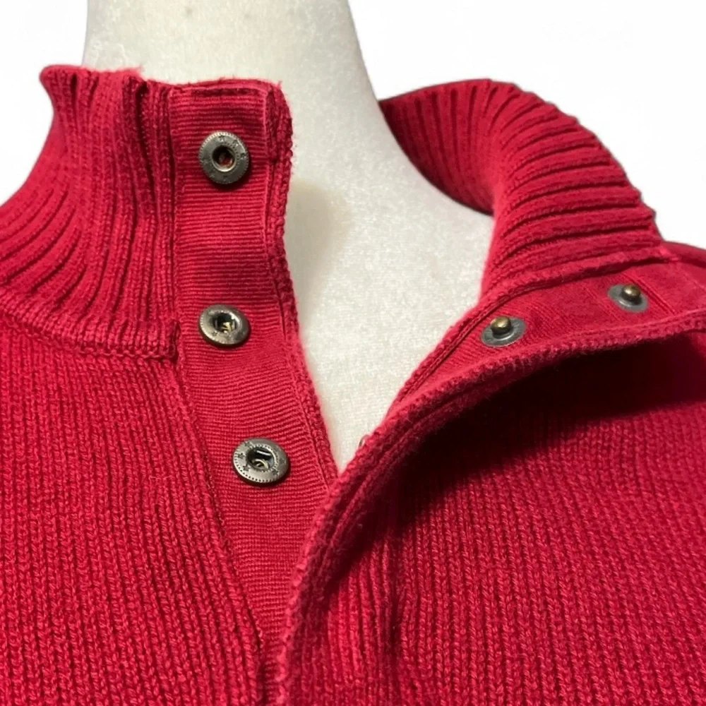 Oscar De La Renta Men’s 1/4 Snap Sweater Size Large